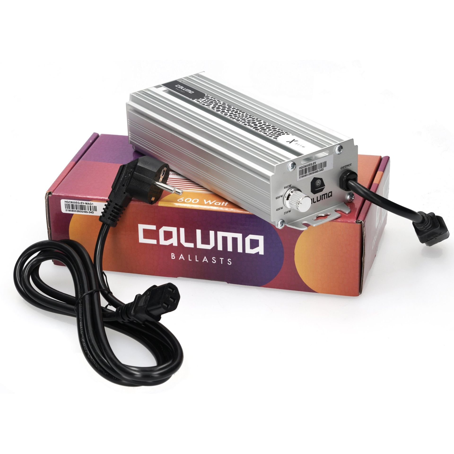 Caluma Force LED Lite 660W 2,7 µmol/J Vollspektrum inkl X-Slim 600W Vorschaltgerät Digital, Dimmbar 
