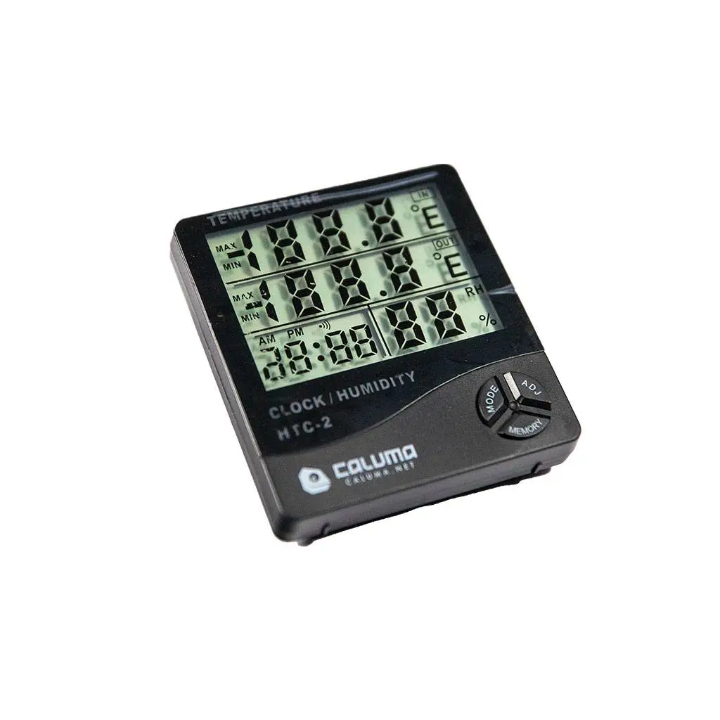 Caluma Thermo-Hygrometer mit Uhr und externer Sonde Details 2