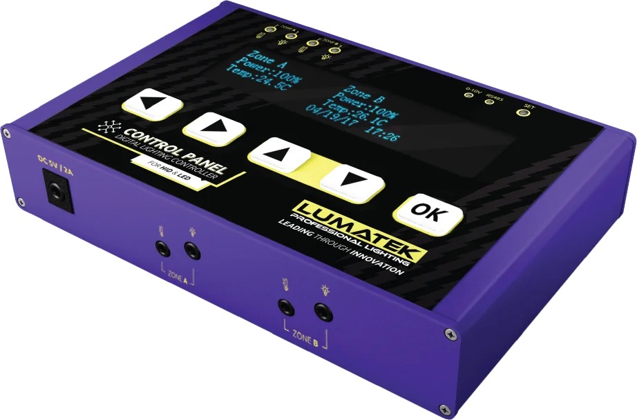 Lumatek Digital Controller Panel Plus 2.0 LED & HPS tauglich