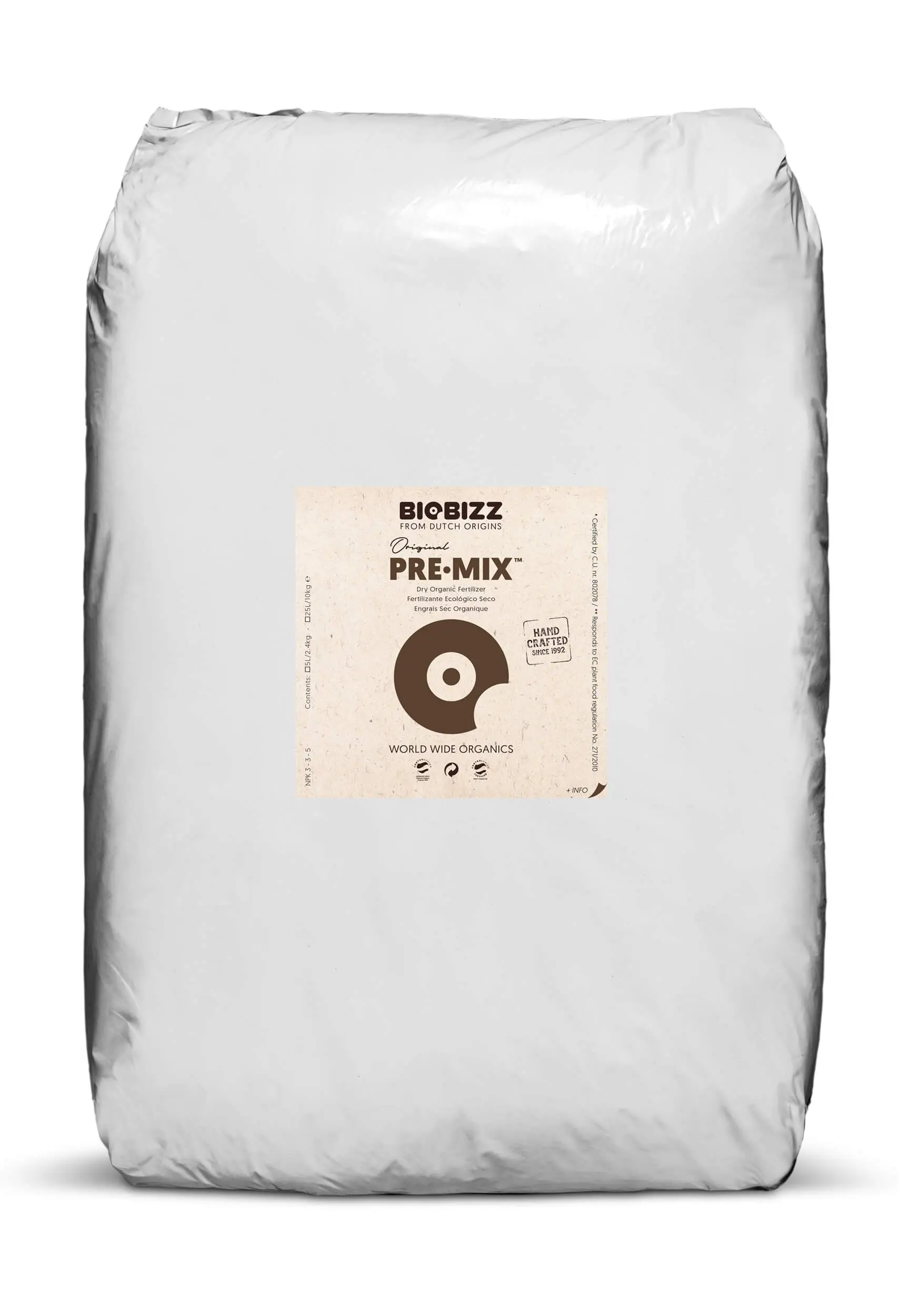 BioBizz PRE MIX biologisches Düngemittel 25L