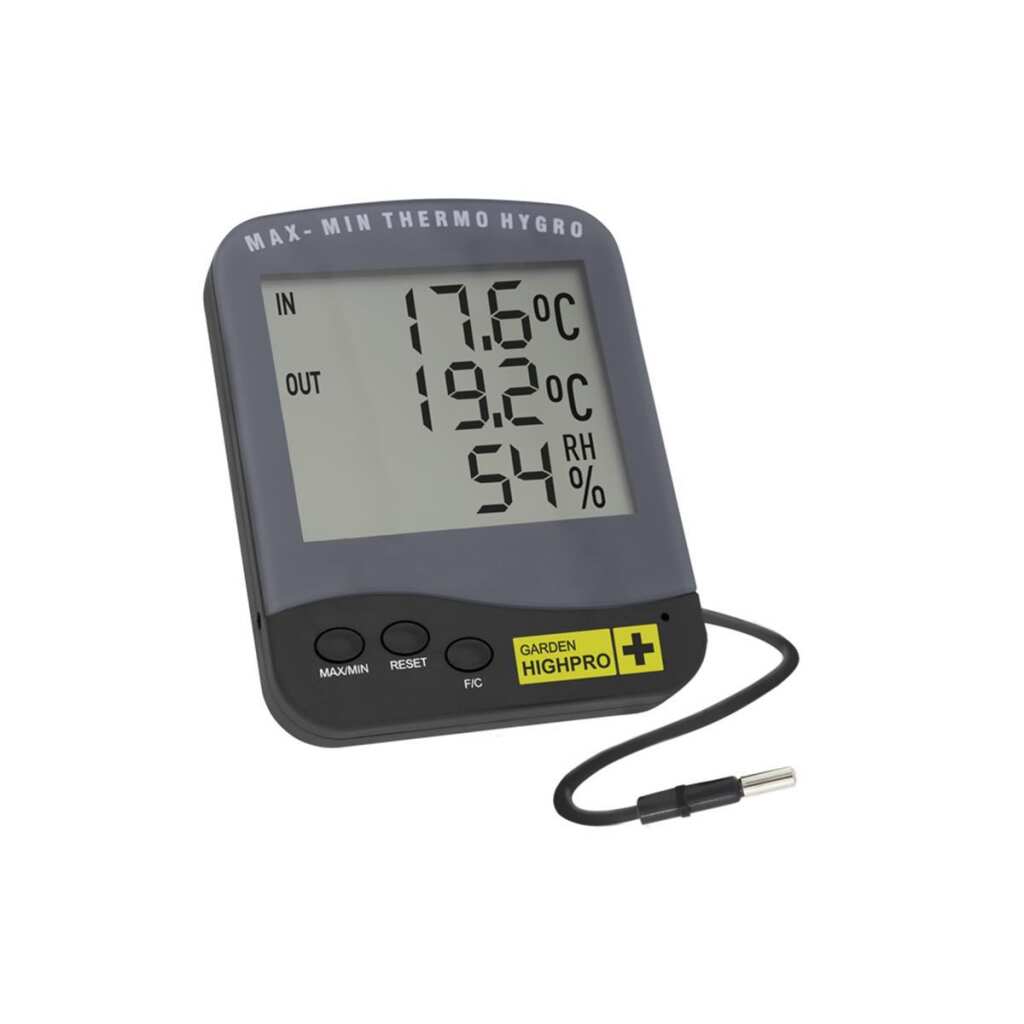 GHP Thermo-Hygrometer mit 2 Temperatur-Messpunkten und externen Messfühler