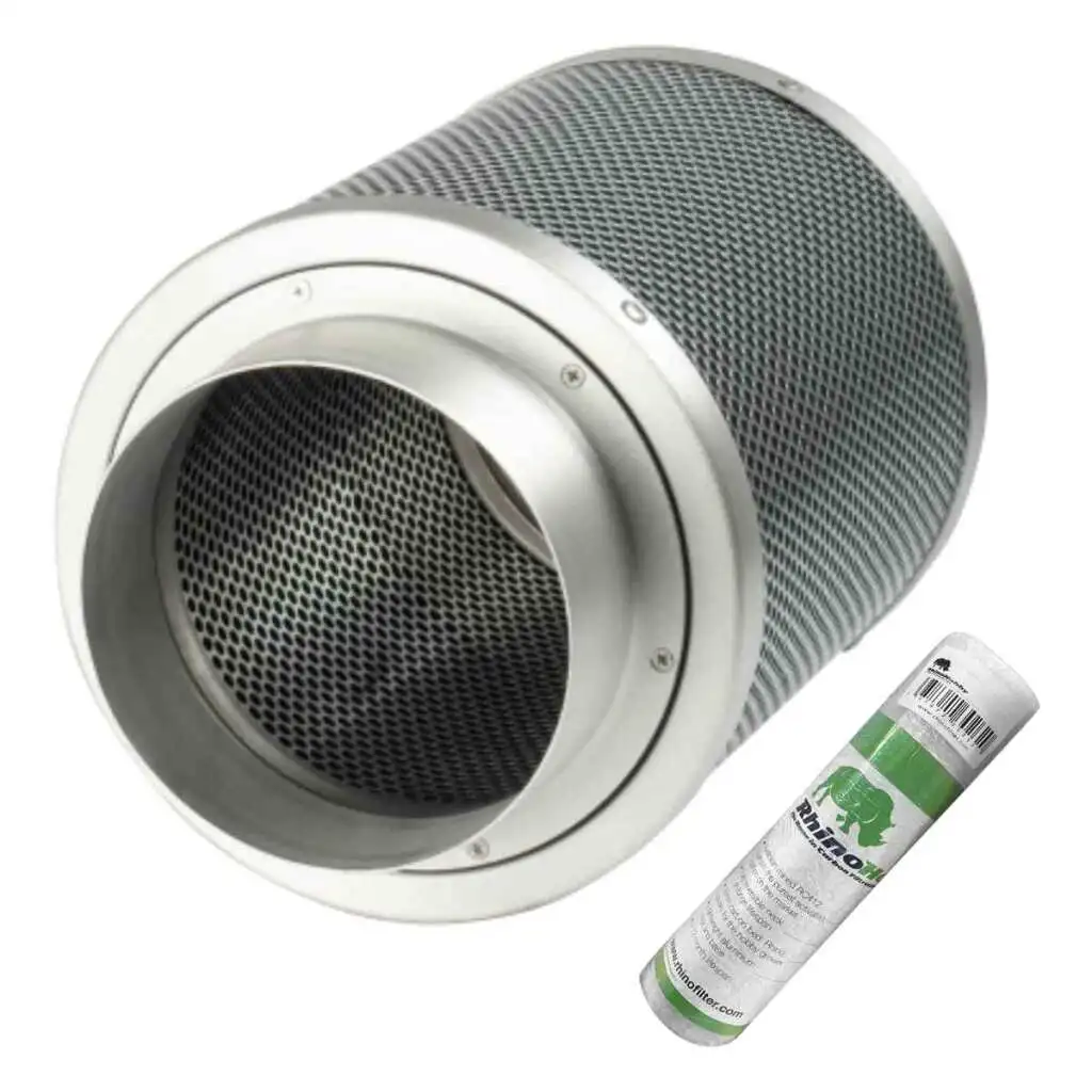 Rhino Hobby 500 Aktivkohlefilter 425-600m³/h Ø150mm | 150mm x 300mm