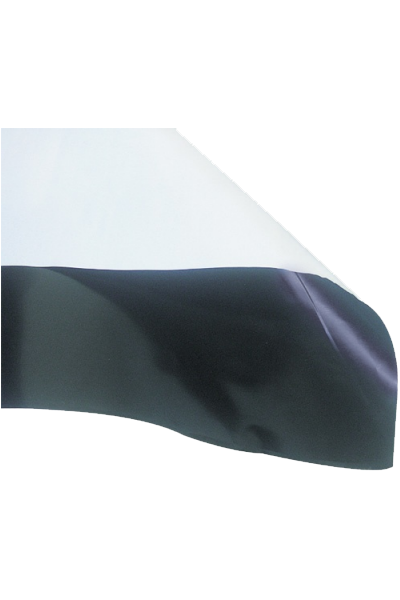 Groflective Reflektionsfolie Schwarz/Weiß 70my 5 x 2m