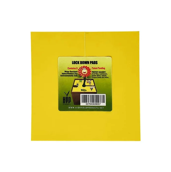 Gelbtafeln Quadratisch 152mm 8 Stck