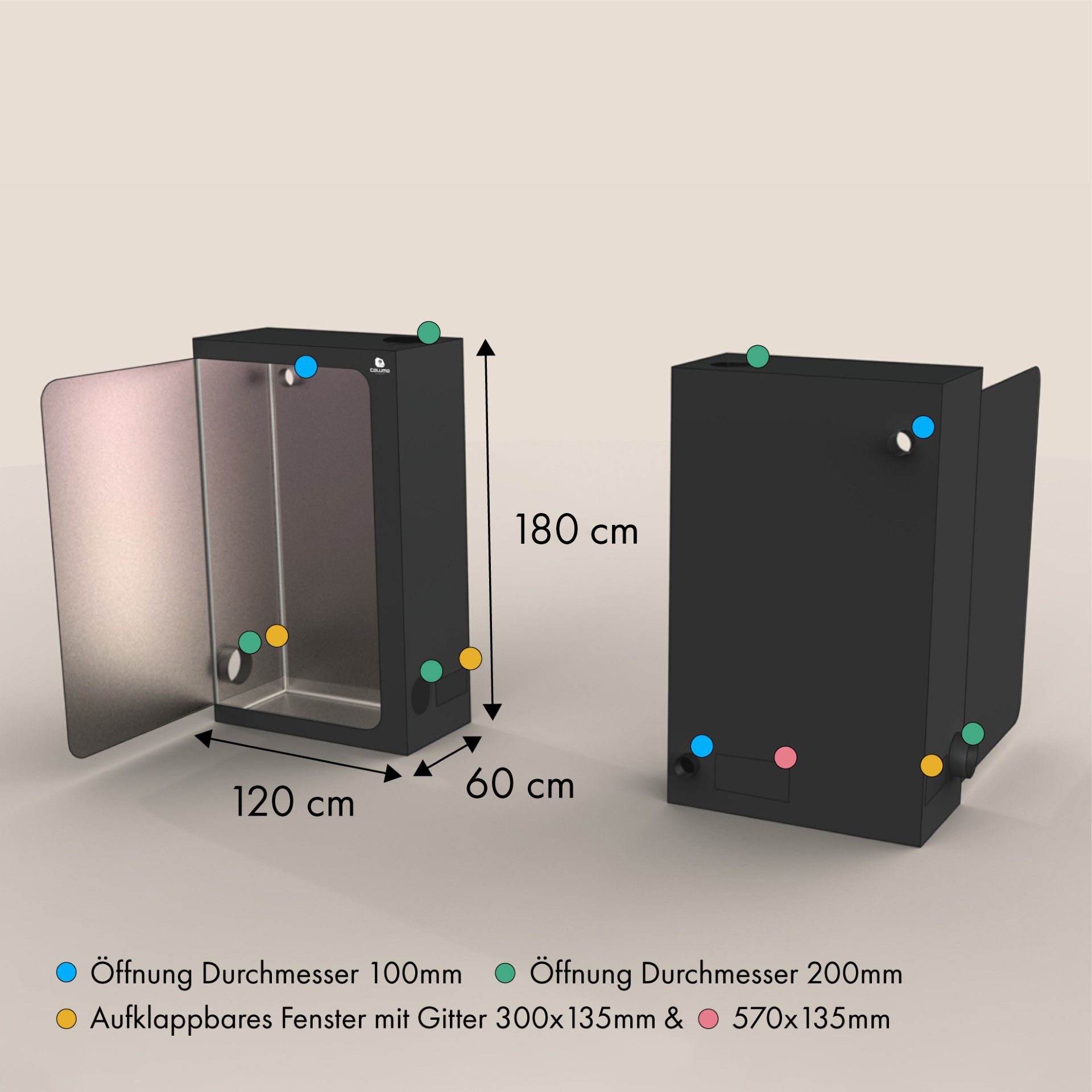 Caluma Skin Growbox 60x120x180cm