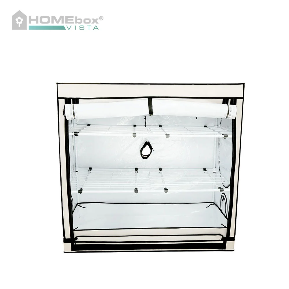 HOMEbox Vista Medium PAR+ 25x65x120cm 2,4qm - von vorne geöffnet