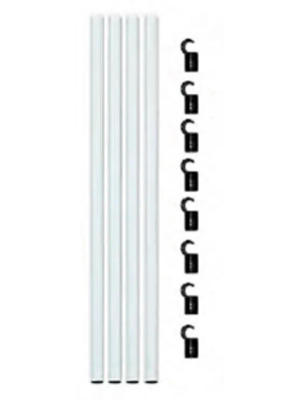 Homebox Fixture Poles Stangen Set 80cm 16mm